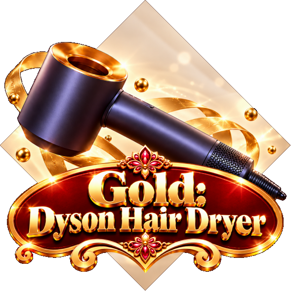 Gold: Dyson Hair Dryer