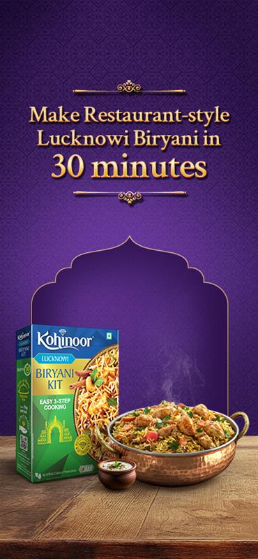 Lucknowi Biryani Kit Kohinoor