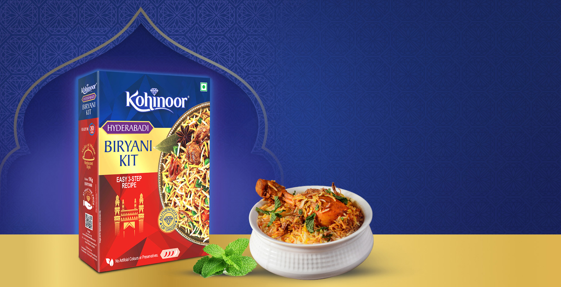 Kohinoor - Complete Hyderabadi Biryani Kit