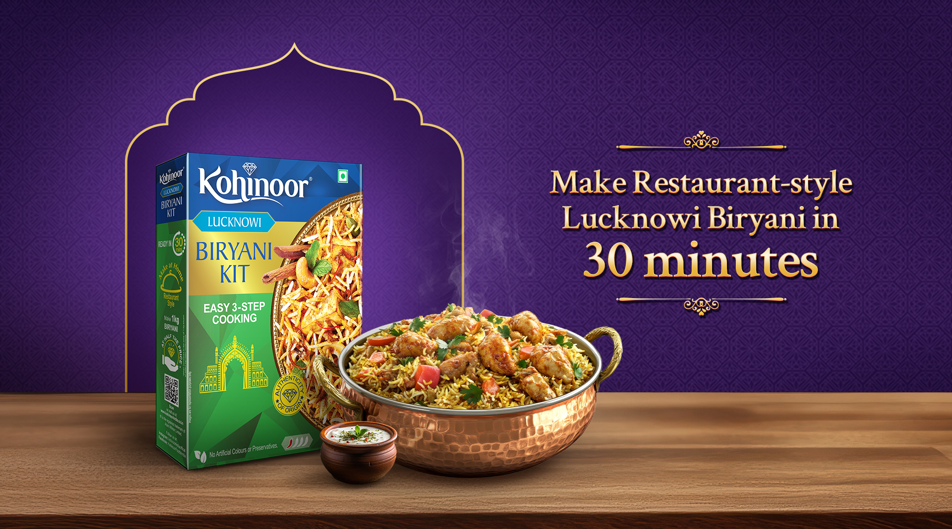 Kohinoor Lucknowi Biryani Kit