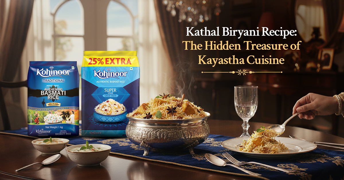 Kathal Biryani Recipe