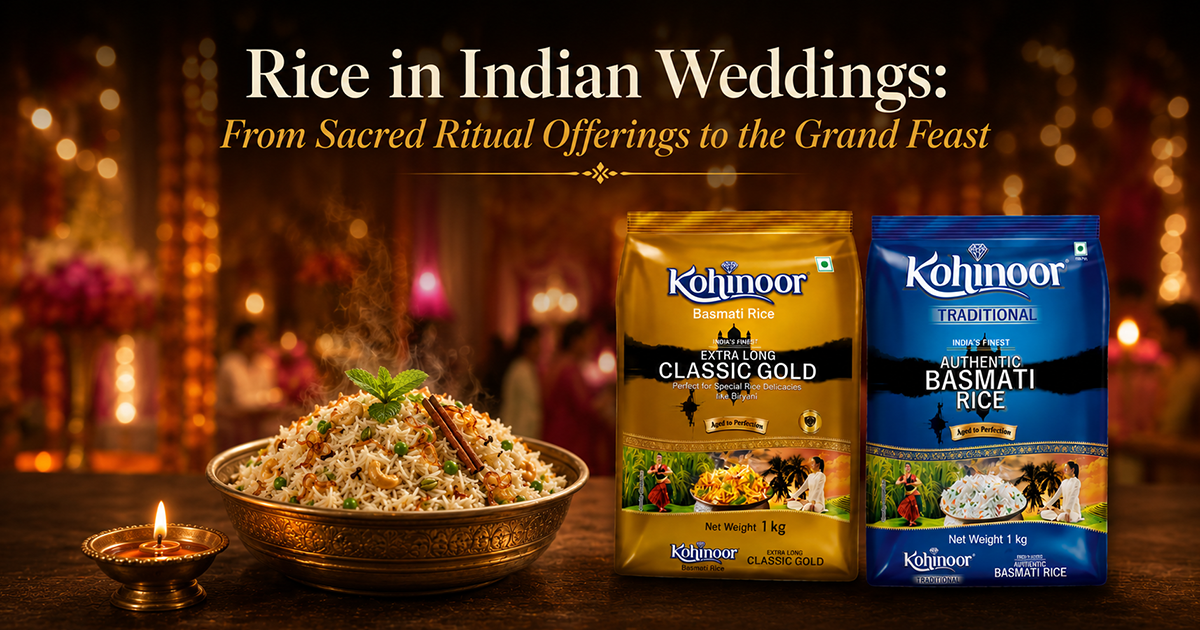 Rice in Indian Weddings: From Sacred Ritual Offerings to the Grand Feast