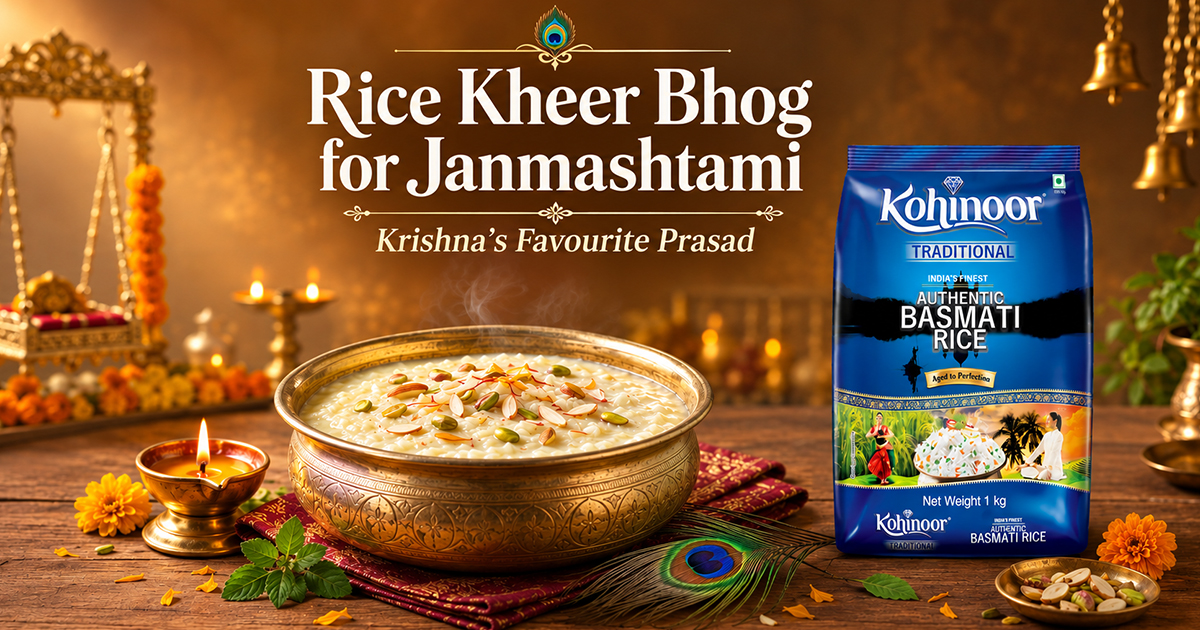 Rice Kheer Bhog for Janmashtami