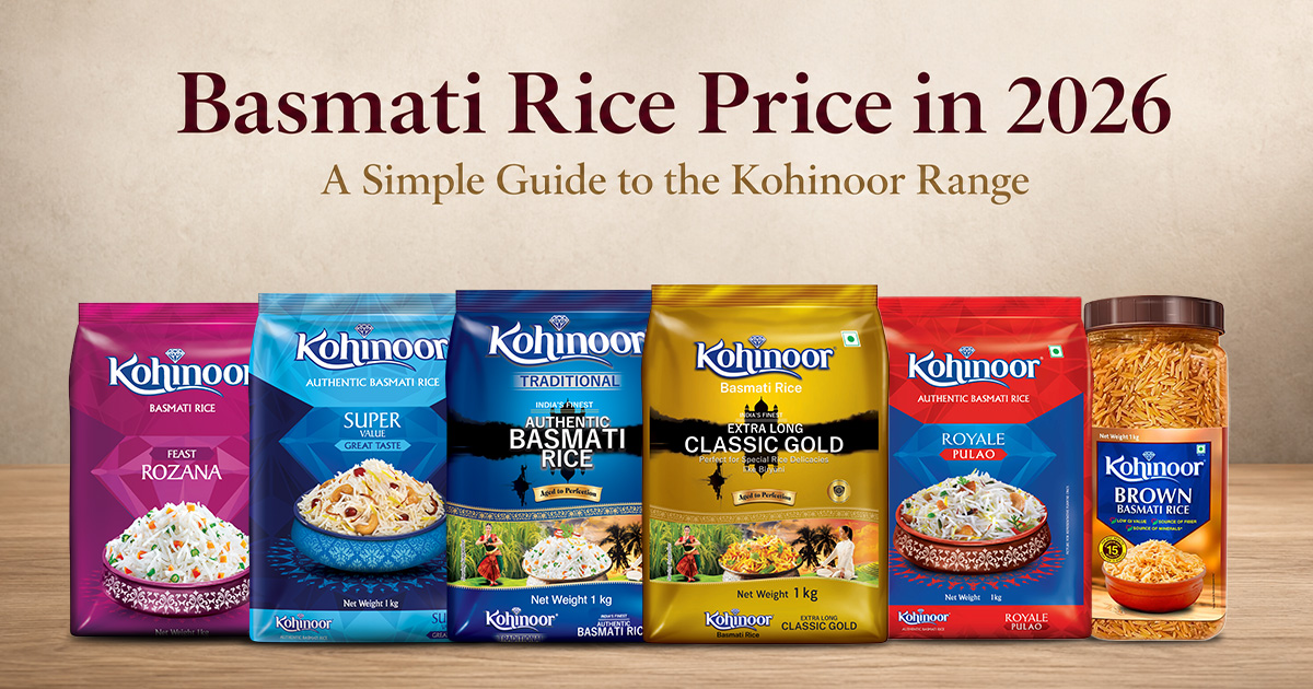 Basmati Rice Price in 2026: A Simple Guide to the Kohinoor Range