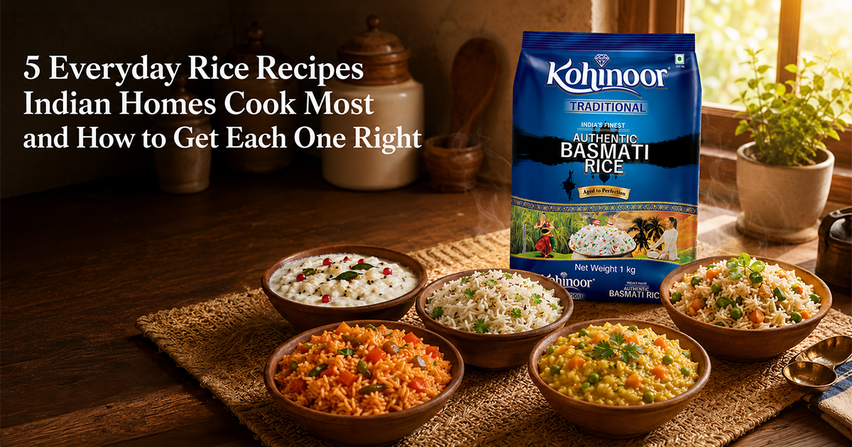 5 Everyday Rice Recipes Indian Homes Cook Most