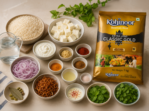 Paneer Dum Biryani