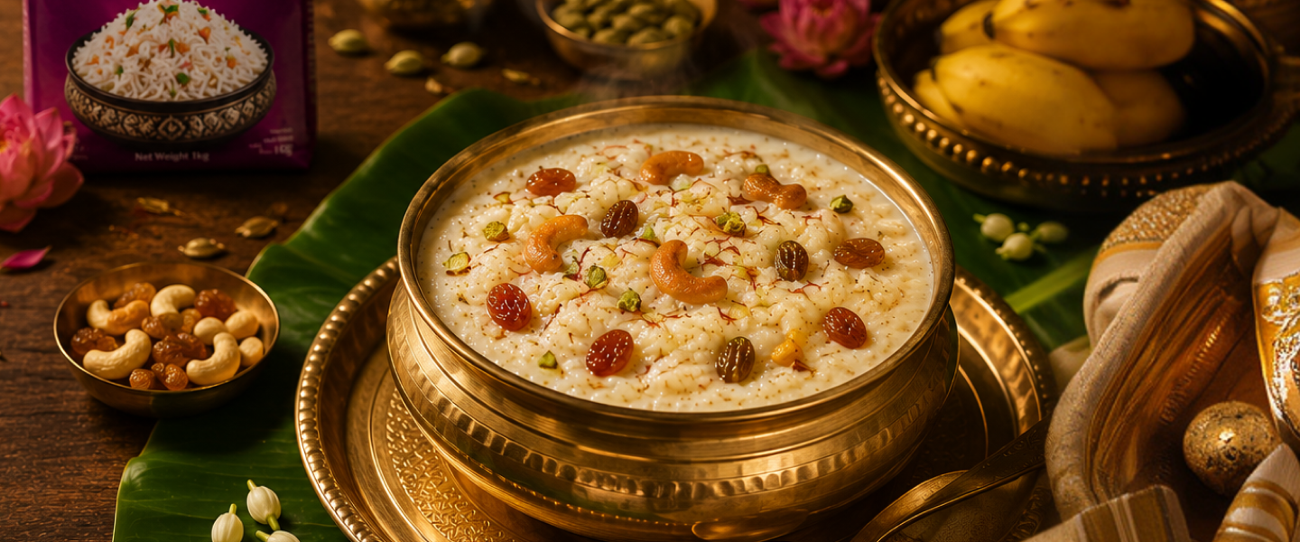 Payasam Recipe – Creamy South Indian Rice Kheer