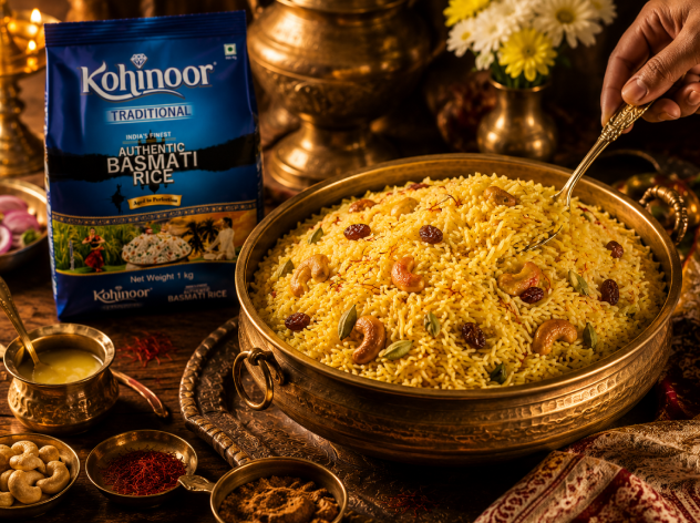 Basanti Pulao Recipe - Authentic Bengali Sweet Rice