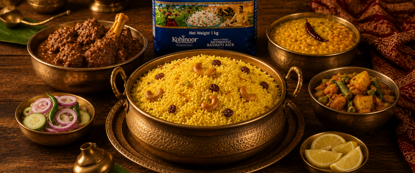 Basanti Pulao Recipe - Authentic Bengali Sweet Rice