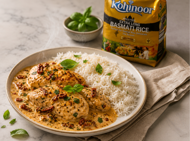 Marry Me Chicken Recipe with Basmati Rice