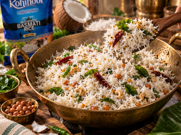 Easy Coconut Rice Recipe: A Flavourful South Indian Rice Dish