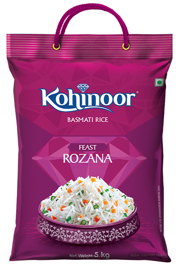 Kohinoor Feast Rozana Basmati Rice 5kg