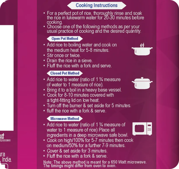 Kohinoor Feast Rozana Basmati Rice 1kg